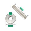 Purelux Ceiling Mount Shower Arm 4 Inches Made of Stainless