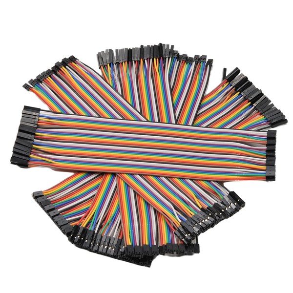 Fielect 40pin Female to Female Dupont Jumper Wires Breadboard Jumper