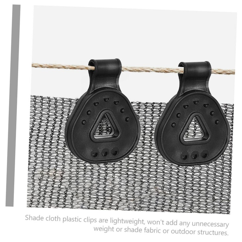 Totority 12pcs Shade Cloth Clips for Garden Netting Durable Net