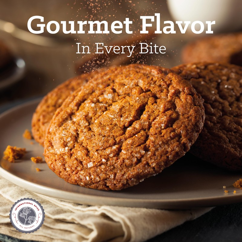 Gingerbread Spice Seasoning by International Spice, Ginger Spice for Cookies,