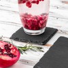 Argon Tableware Square Slate Coasters - 10cm - 6 Piece