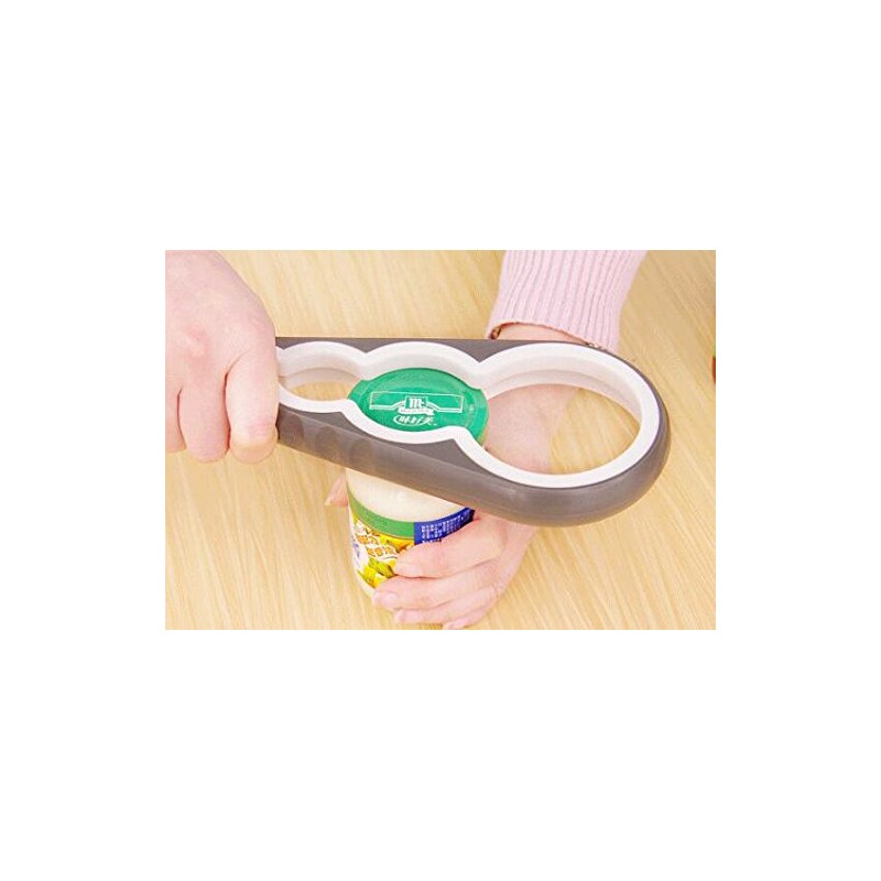 SZM 缶オープナー 蓋開け器 オープナー 瓶 ビン 缶 缶詰 栓抜き （色選ばず）