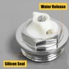 Pack of 4 3/4 Inch Vent Valve, Self-Closing Thread, Manual