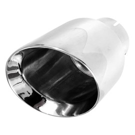 Stainless Works - Conical Double Wall Slash Cut Exhaust Tip - 4in Body 3in Inlet (798300)