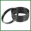 Motoforti 70.1mm to 66.1mm Universal Car Hub Centric Rings Black