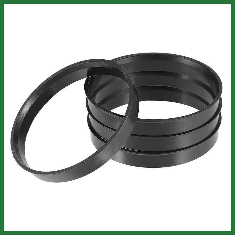 Motoforti 70.1mm to 66.1mm Universal Car Hub Centric Rings Black