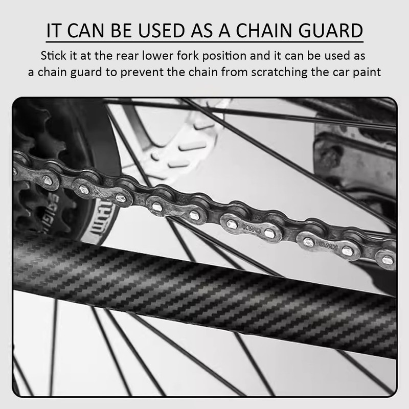 EOWVISN 3 Sets Of Bicycle Frame Protective Film, Bicycle Scratch-Resistant