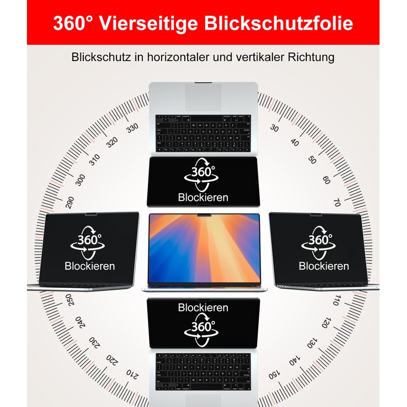 360 MacBook Air 13.6 Privacy Screen Protector