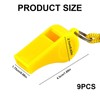 9Pack Coaches Referee Whistles, Whistle Sport,Loud Referee Whistle for Coaches,