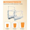 RUNMI Pull Out Trash Can Under Cabinet with Soft-Close Slides,Under
