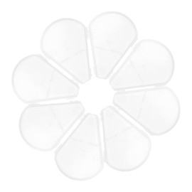 Beavorty 10pcs case lip brush cover brush bubble foundation brush cover Makeup Brush Guard Practical Brush makeup brush protector plastic the bubble brush head cover travel