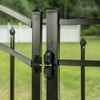 Barrette Outdoor Living 73050184 Locking Gravity Latch Black (One-Sided Key