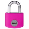 Yale - YE3B/25/112/1/P Standard Security 25mm Aluminium Padlock - Pink