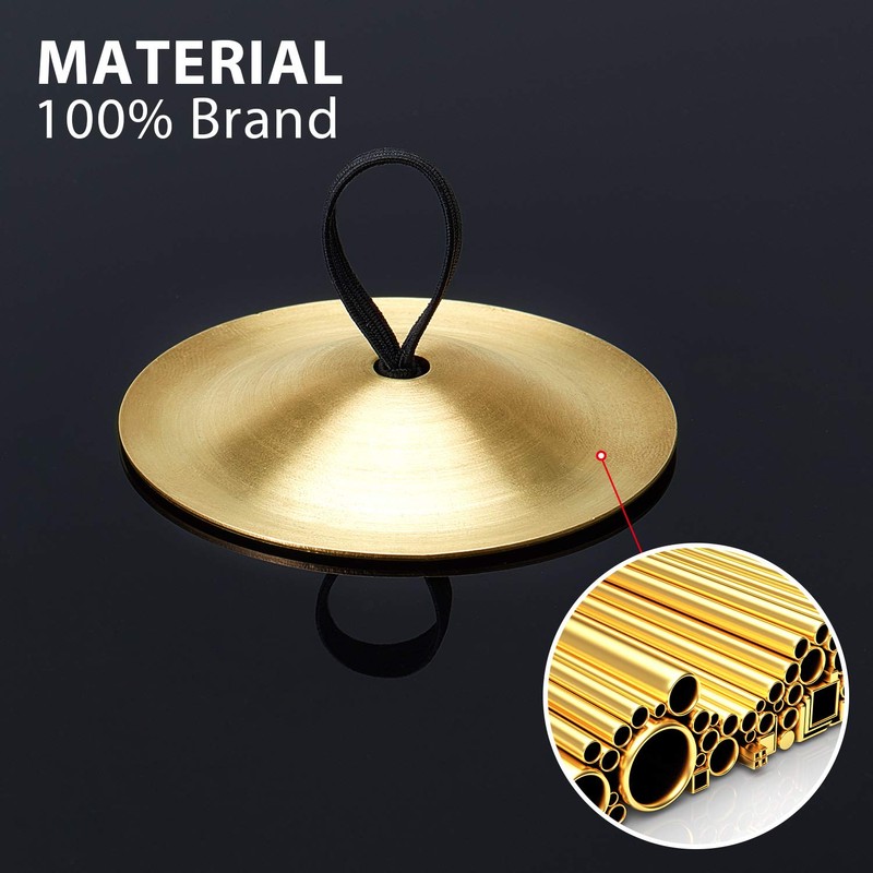 Boao 6 Pieces Finger Cymbals Belly Dancing Finger Dance Zills