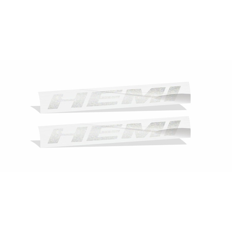 Reflective Concepts HEMI Emblem Overlay Decal Stickers (Pair) - 2011-2019