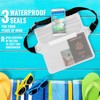 GLBSUNION IPX8 Waterproof Pouch Bag with Adjustable Waist Strap-Screen Touchable