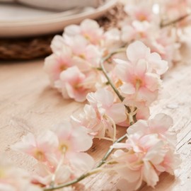 Ginger Ray Easter Artificial Cherry Blossom Hanging Garland Decoration - 1.8m, Pink