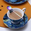 Rainbow Coffee Spoons Set of 6, Kyraton Stainless Steel 13.5cm