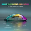 Wired Mouse Transparent Shell RGB Backlit Adjustable DPI Programmable Keys