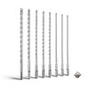 MOXPIFY 260 mm SDS Plus Drill Bit Set 6, 6,