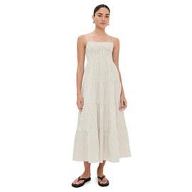 Z SUPPLY Women's Balos Striped Dress, Natural, M