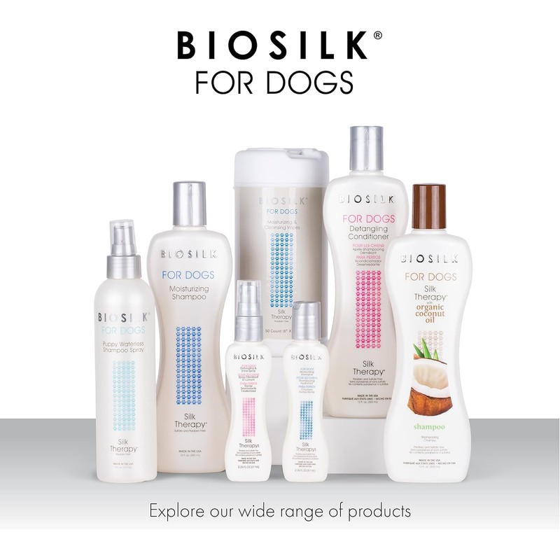 BioSilk Therapy for Dogs Puppy Tearless Shampoo Best Shampoo For