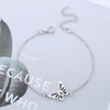 Erimberate Bohemian Butterfly Ankle Bracelet Silver Butterfly Ankle Chain Bracelet