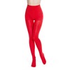 leg elegant Women's 80 Den Microfiber Soft Opaque Tights Pantyhose