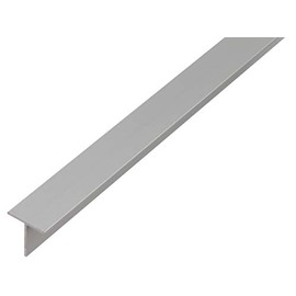 Alberts 497798 T-Profile, Aluminium, Natural, 1000 x 15 x 15 mm, Set of 7
