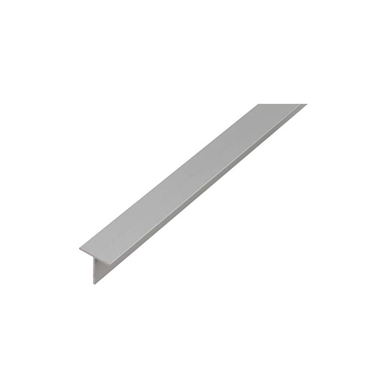 Alberts 497798 T-Profile, Aluminium, Natural, 1000 x 15 x 15