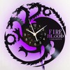 Game of Thrones Record Wall Clock Winter Comes Vinyl Record