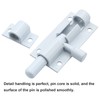 Bivethoi 2 PCS 2 Inch Barrel Bolt Latch White Door