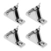 POFET 4pcs Heavy Duty 316 Stainless Steel Marine Boat Canopy