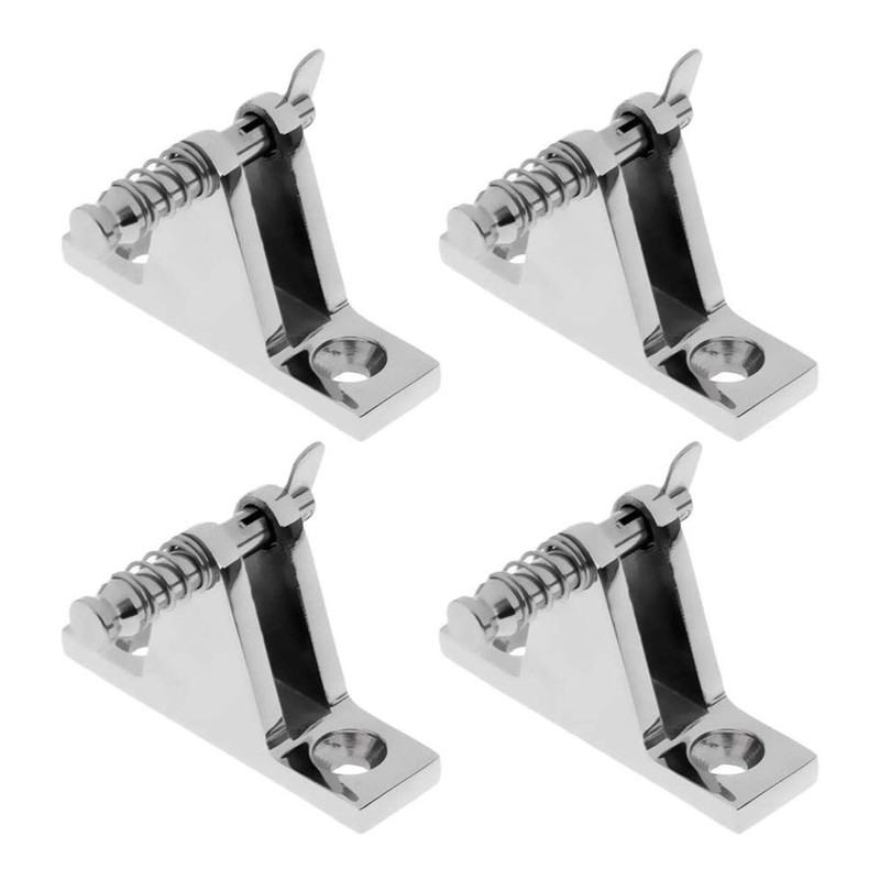 POFET 4pcs Heavy Duty 316 Stainless Steel Marine Boat Canopy