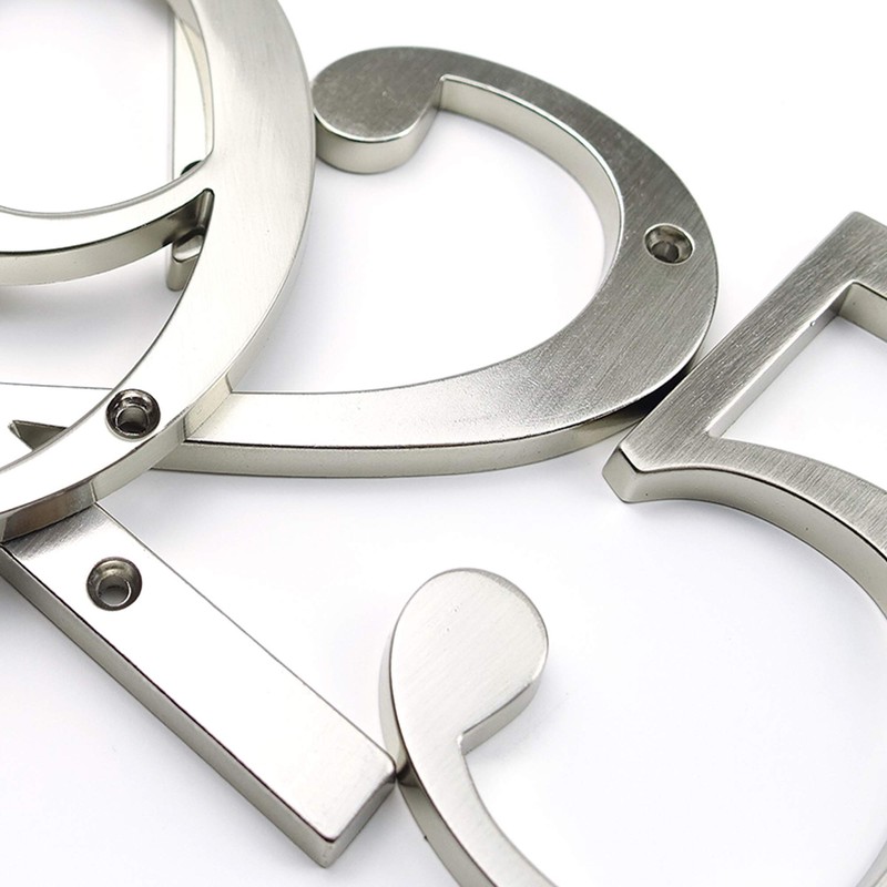 HASWARE House Number Sign 4 inch (10 cm) Modern Door