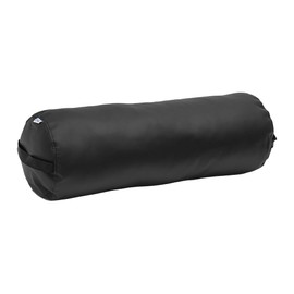 Healthy You Fluffy Massage Bolster Full Round 26" x 9" (Black)