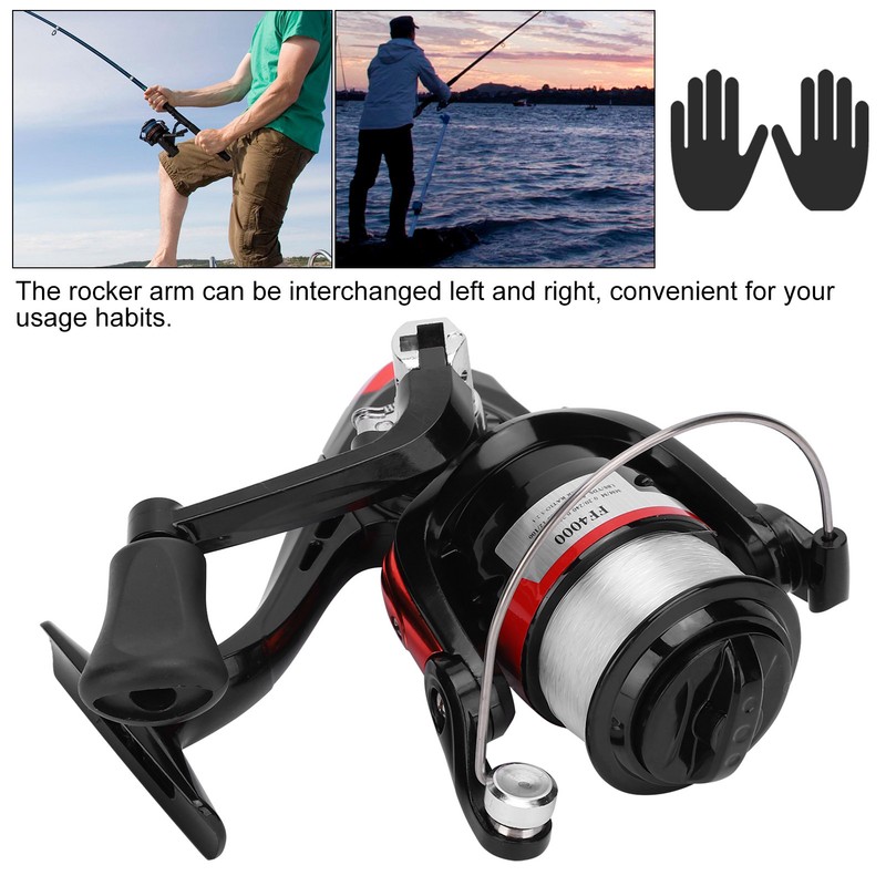 Portable Fishing Reel Casting Rods with Fish Wire Spinning Reel