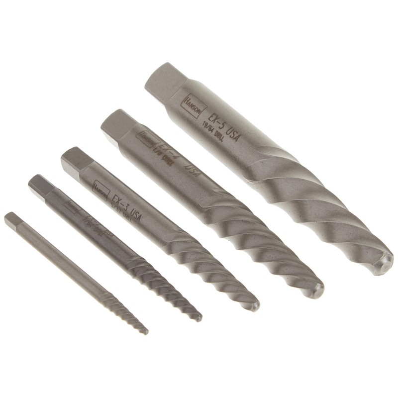 IRWIN Screw Extractor for Spiral Screws, 5-Piece (53535)