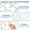XBoard Magnetic Calendar Whiteboard 36" x 24", 4 Months Calendar