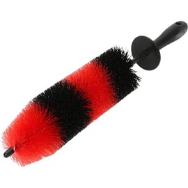 Cepillo para llanta de rueda, cerdas suaves, cepillo limpiador de ruedas de coche, cepillo para detalles de neumáticos, cepillo de lavado de coche para ruedas, llantas, puntas de vehículo, motor y motocicletas