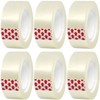 Pckpgon Transparent Tape Refills, 6 Rolls, 3/4 x 1000 Inches,