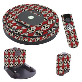 MightySkins Skin Compatible with iRobot Roomba 770 Robot Vacuum - Sugar Skull | Protective, Durable, and Unique Vinyl Decal wrap Cover | Easy to Apply, Remove, and Change Styles | Made in The USA
