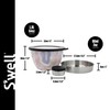 S'well Salad Bowl Kit, Geode Rose 1.9L - Salad Lunch