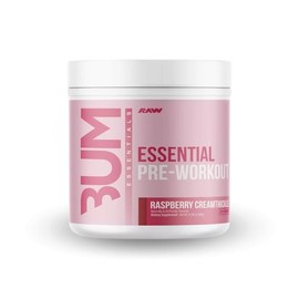 CBUM Essential Pre-Workout, Suplemento Deportivo, 408g (30 Servicios, Frambuesa Cremosa)