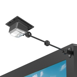 RAYSLIT Solar Sign Light Outdoor, 108 LED Commercial Billboard Lighting with 4400mAh Battery & IP65 Waterproof Design — Ideal for Business Signs, Real Estate Boards, Walls & Advertising Displays
