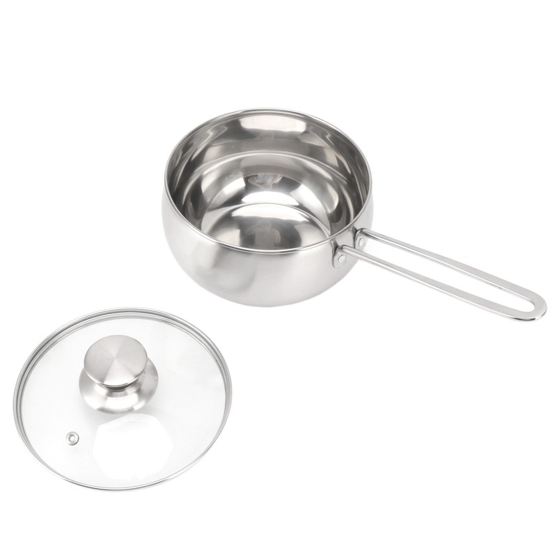 Milk Warmer Pot Stainless Steel Thick Composite Bottom Even Heating