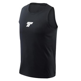 ZAYFA Swim Vest - Quick-Dry, Rash Vest, Black and Navy (UK, Alpha, S, Regular, Regular, Black)