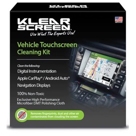 Klear Screen Premium Navigation Screen Cleaner 2oz Spray Bottle Great for Large Nav Screens in Cars 2 Bonus Cloths Included Made in The USA