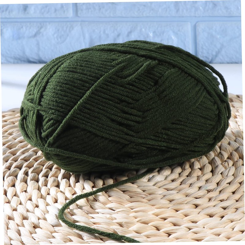 LIFKOME 50G Milk Cotton Yarn Soft Chunky Crochet Knitting Wool