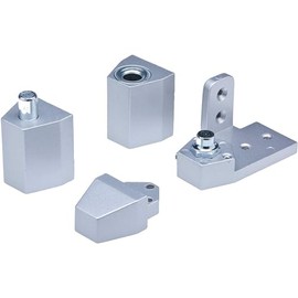 Offset Pivot Hinge, Half Surface, 125 lb.